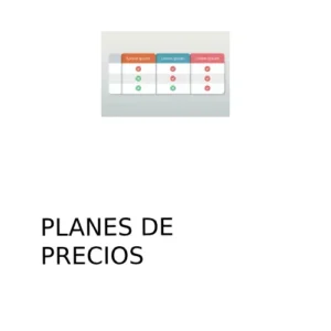 Planes de precios
